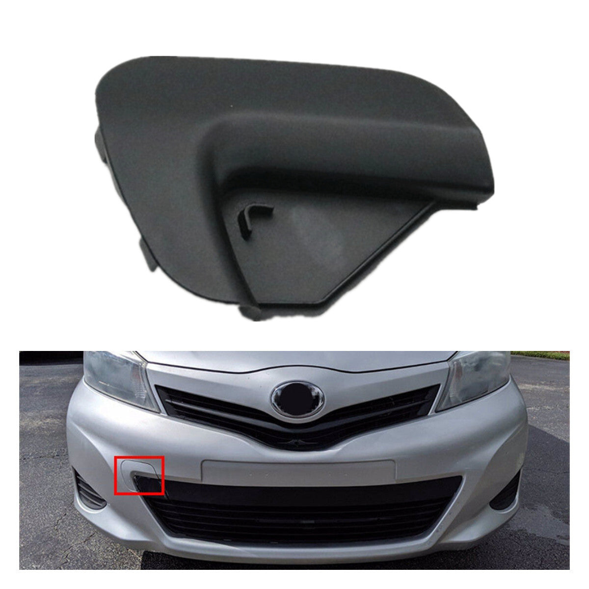 ya 27 6.18 New Front Bumper Tow Eye Cap For 2012-2014 for Toyota Yaris OE#5212752931,521270D917