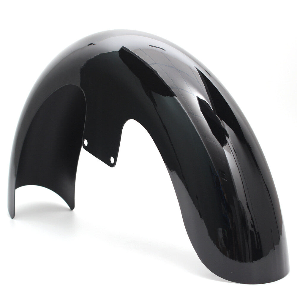 ya 5 8.7 21 Wrap Front Fender Gloss Black for Harley Touring Electra Street Road Glide