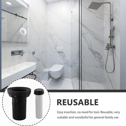 ya 14 Thickened PVC Toilet Connecting Pipes for Enhanced Drai ge Performance 2 Pack