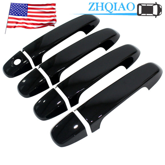 ya 8 5.26.2 For 2012-2017 for Toyota Camry GLOSS BLACK Door Handle Covers No for Smart keyhole No PSK