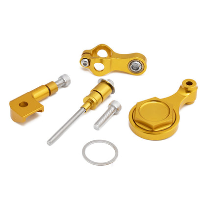 ya 5 8.7 Motorcycle Gold CNC Steering Damper Bracket Mounting for Yamaha YZF R6 2006