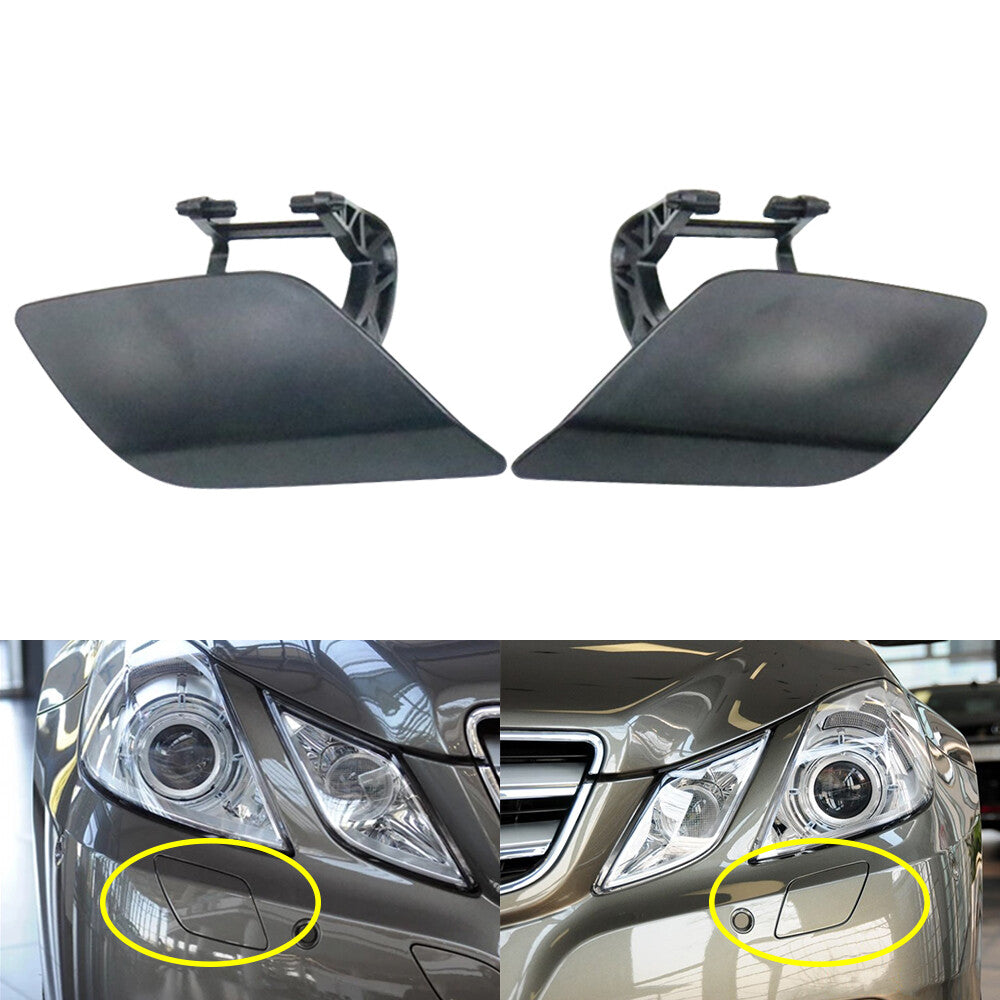 ya 27 6.18.2 1 Pair of Headlight Washer Cover LH & RH For 2010-2013 for Mercedes E350 E550 Coupe