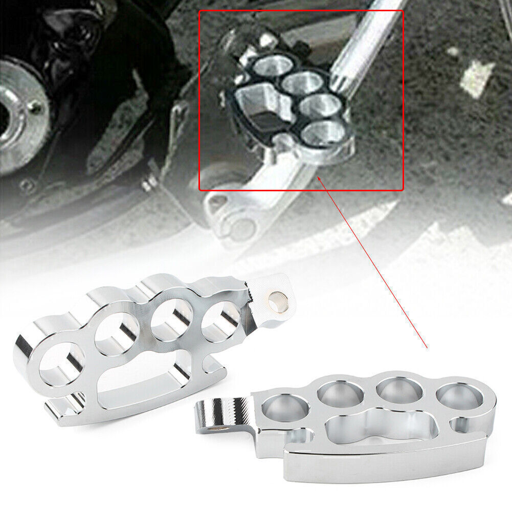 ya 11 6.8 2x Foot Pegs Floor Board Controls Fit for Harley Softail Dyna Sportster Touring