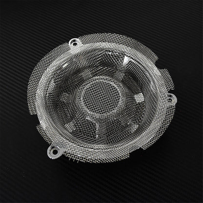 ya 5 8.7 Chrome Contrast Front Speaker Grill Masks Cover Fit for Harley Touring CVO 14-19