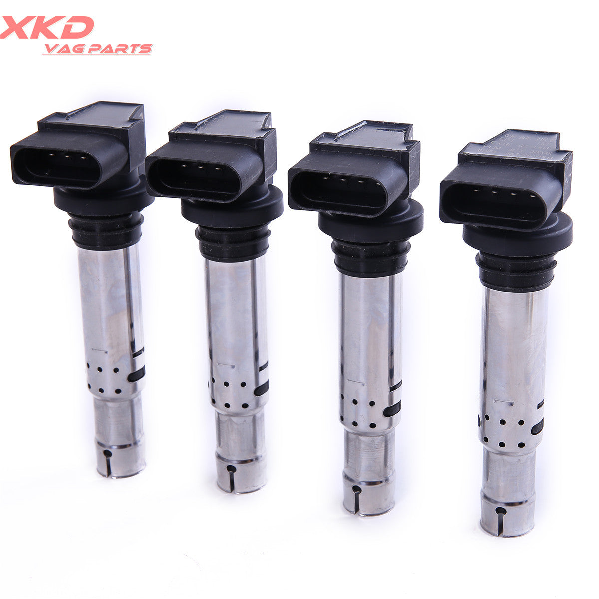 ya 5 8.7 4Pcs Set Spark Plug Ignition Coils for VW Beetle for Golf for JETTA for Passat 1.6FSI 1.4TSI