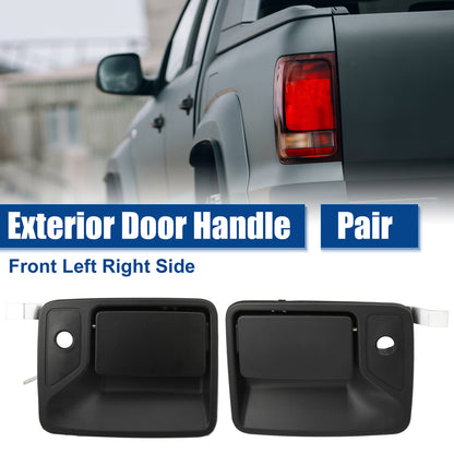 ya 5 8.7 1 Pair Front Left Right Car Exterior Outside Door Handle for Ford F-250 Black