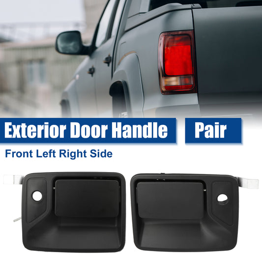 ya 5 8.7 1 Pair Front Left Right Car Exterior Outside Door Handle for Ford F-250 Black