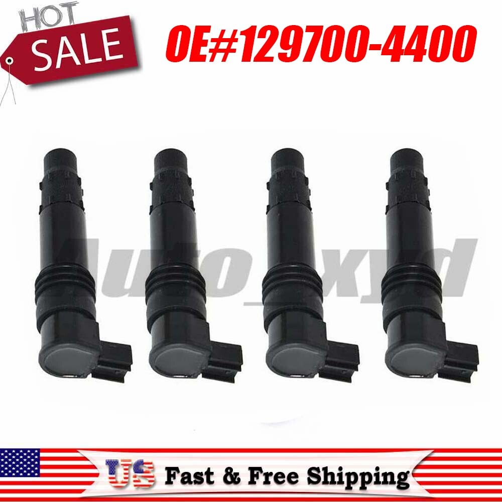 ya 1 7.8 4-Pack 129700-4400 Ignition Coil for Kawasaki ZX-12R for Suzuki GSF 1250 Bandit