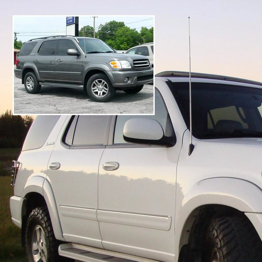 ya 3 6.25 Adjustable Power Antenna Mast Chrome for Toyota Sequoia 2001-2007 86337-AF011