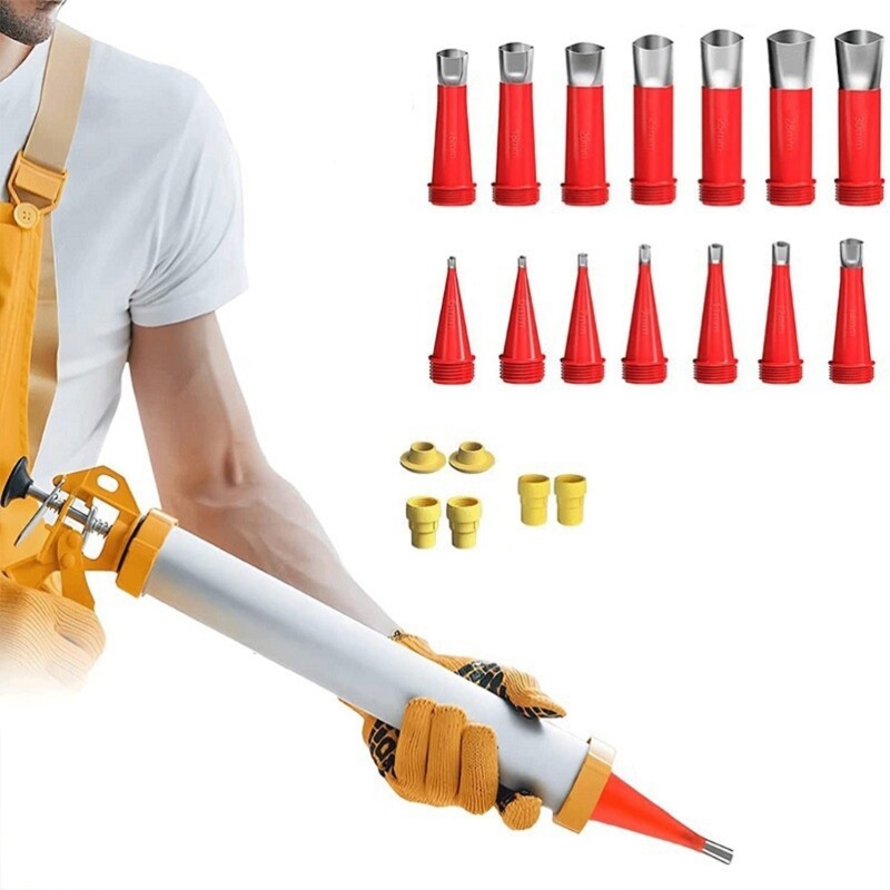 ya 14 Caulking Finisher Set with Stainless Steel Tips for Professio l Quality Results