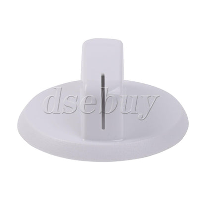 ya 26 White Plastic Control Knob Replacement for GE PS11763058 Dryer w/ 6x5mm Hole