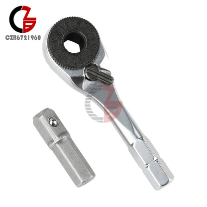 ya 26 1/4 Ratchet Spanner Ratchet Wrench Spanner 6.35mm Screwdriver Hex Torque Wrench
