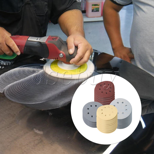 ya 14 550 Pieces 5 Inch 8 Holes Sanding Disc Sandpaper 1500/2000/3000/5000/7000 Grit