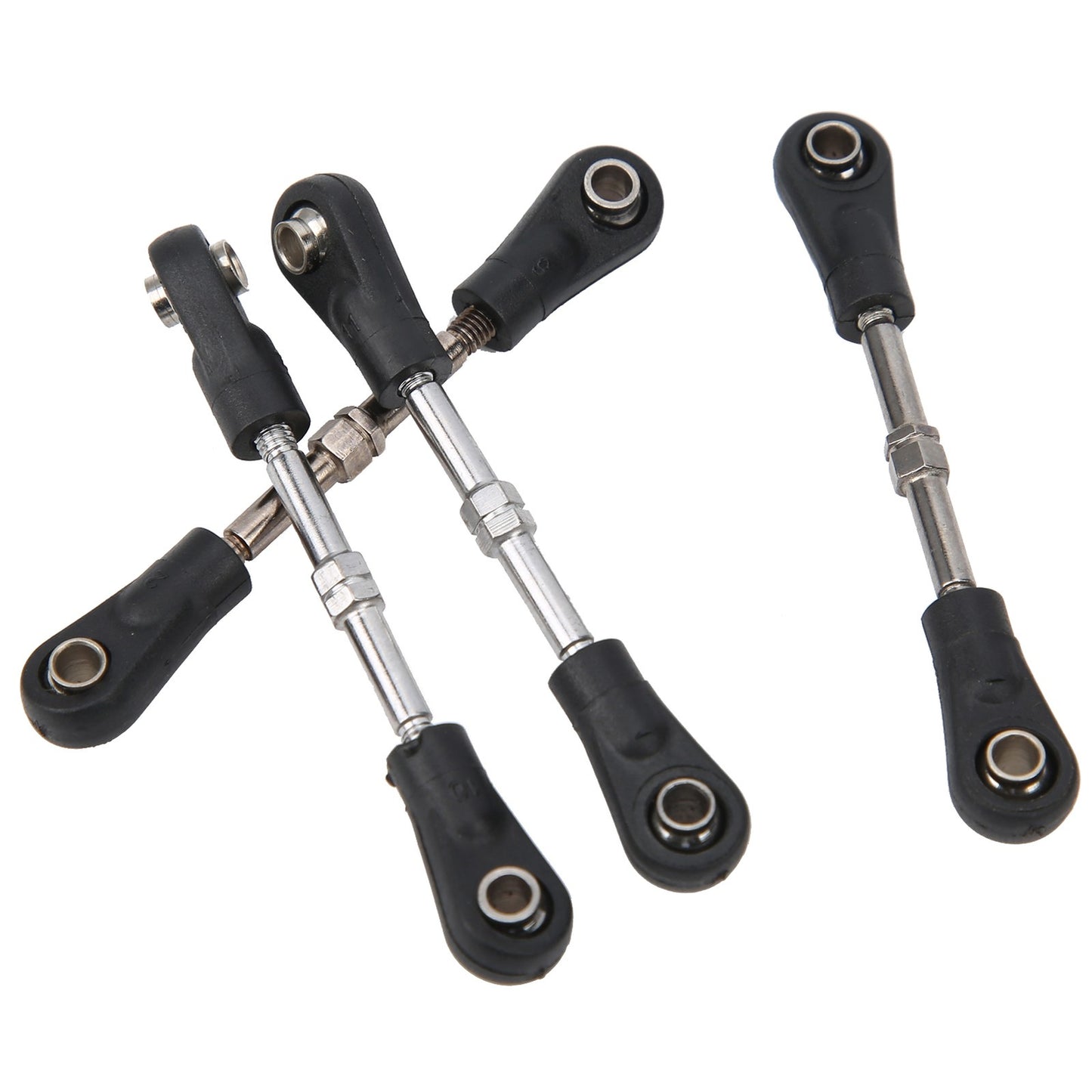 ya 14 4pcs Adjustable Steering Tie Rod Linkage Replacement Accessory For 1/10 RC