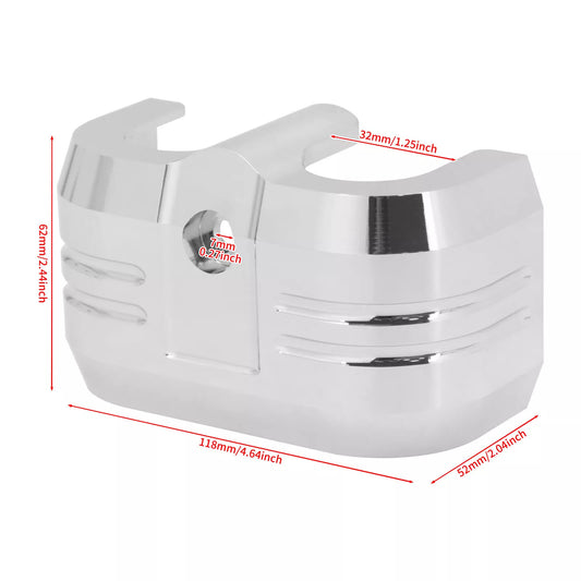 ya 2 6.27 Chrome CNC coil protective cover suitable for Harley Softail Breakout Street Fat Bob 2018-2024