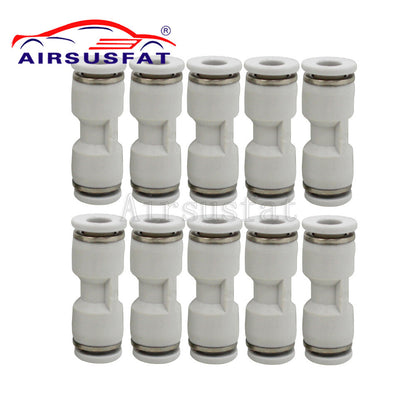ya 1 8.12 baidi 10pcs for Mercedes Suspension Air Pipe Hose Repair Straight Connector 6mm to 6mm 