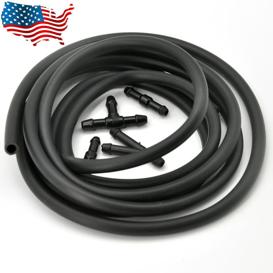 ya 13 Windshield Washer Nozzle Hose Tube T Y Straight For Front Window Headlight Pump