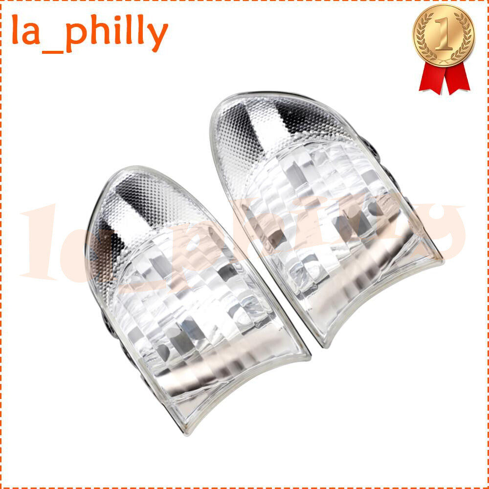 ya 13 5.27.2 2x for 1999-2001 E38 for BMW 7-Series Left+Right Corner Signal Lights Lamp White