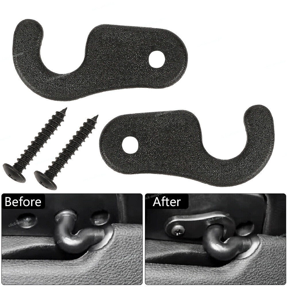 ya 5 8.7 2x Sun Visor Clips+Screws Set Fits for Jeep 2018 & er JK JL JT Gladiator for Wrangler