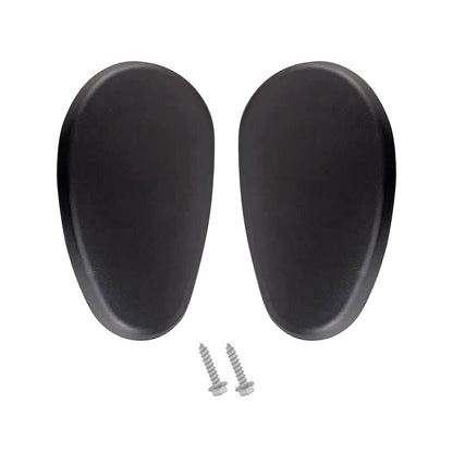 ya 5 8.7 2Pcs Tubular Side Step Bar End Cap Black for Ram 1500 2500 3500 2009-2016