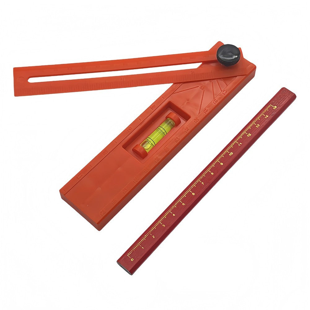 ya 15 10.20 Multiangle Marking Ruler Gauge Level for Woodworker Layout Measuring
