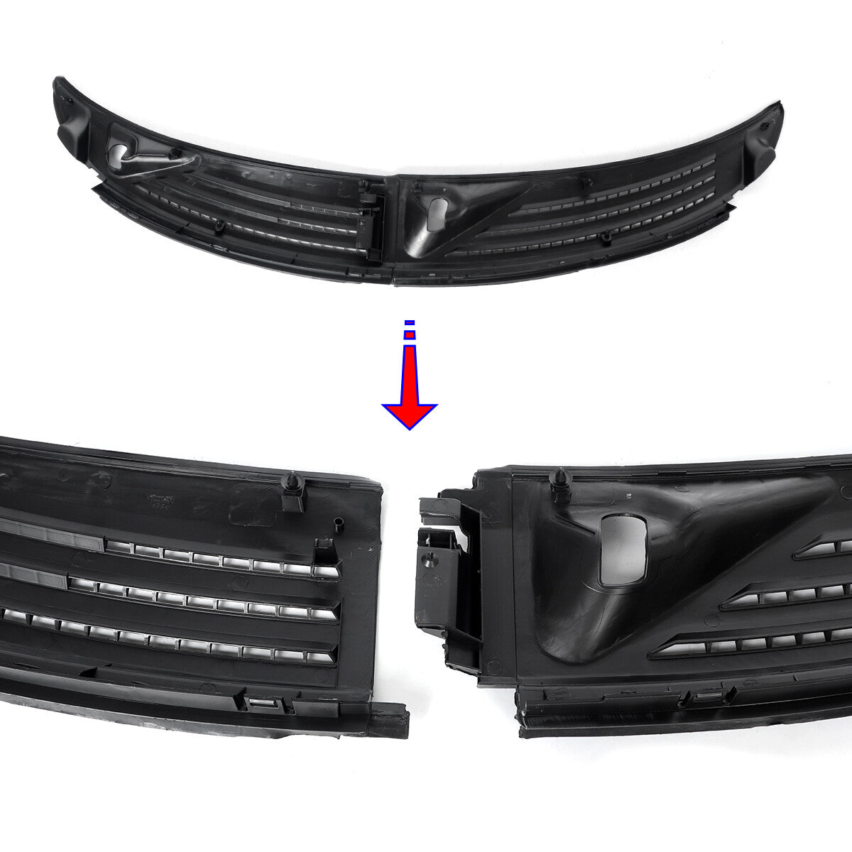 ya 10 10.28 For F150 2009-2014 Left+Right Windshield Wiper Cowl Panel Grille n