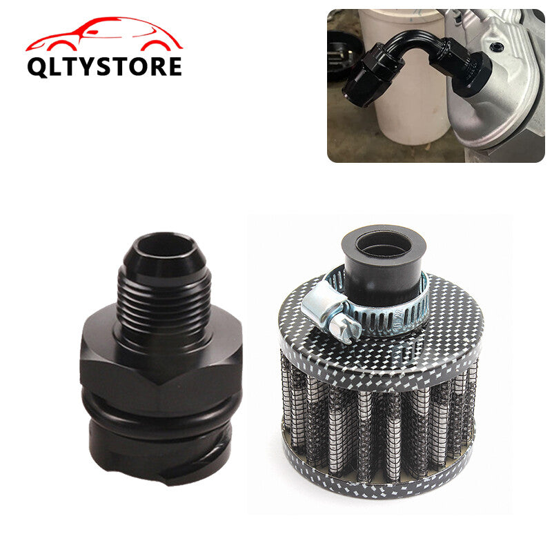 ya 12 5.21 Billet Valve Cover Oil Cap & Carbon Breather Filter for LSX LS1 LS6 LS2 LS3 LS7