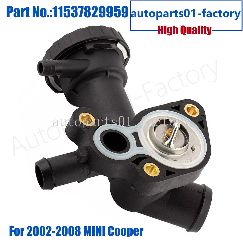 ya 4 6.17 Thermostat With Gasket & Housing Kit Assembly for Mini Cooper R50 R52 R53 02-08