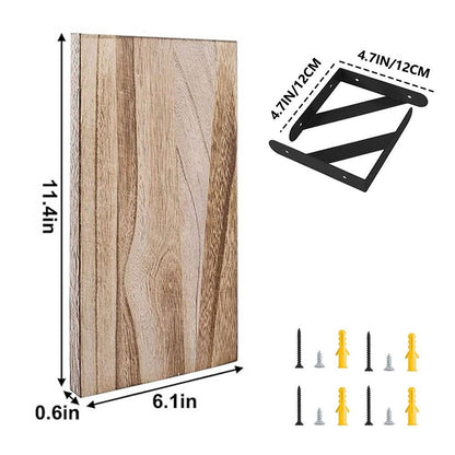 ya 15 10.20 Mounted Floating Shelves Made of Solid Wood for Living Room Bedroom