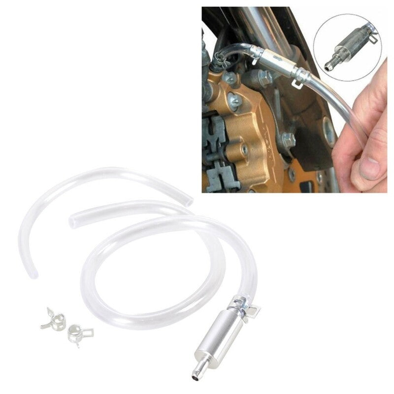 ya 14 Car Motorcycle Brake Bleeding Oil Change Pumps Tool Bleeder Fluid Hose Hydraulic