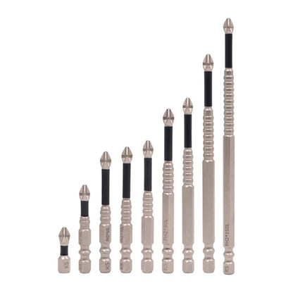 ya 26 Impact Crossed Bit Antislip Long Screwdriver Bit Set Hex Shank Crossed
