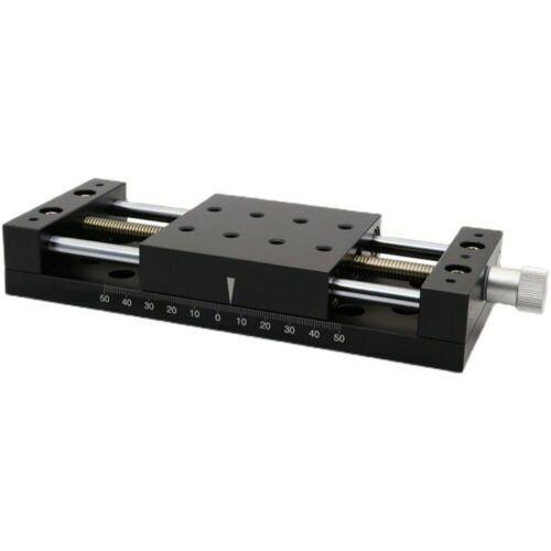 80x60mm X-Axis Manual Sliding Table Screw Displacement Platform 80A-DB60