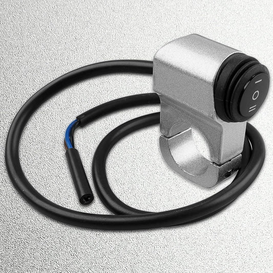 ya 1 7.4 12V Motorcycle ATV Handlebar Headlight Switch 7/8 22-23mm On-Off-On Control CNC