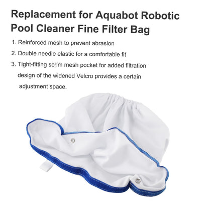 ya 14 Reliable Pool Cleaner Filter Bag for Aquabot 8114 Wheeled Cleaners Long Lasting