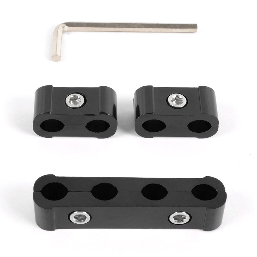 ya 5 8.7 Black Engine Spark Plug Wire Separator Divider Clamp Wire Separator Divider 3PCS