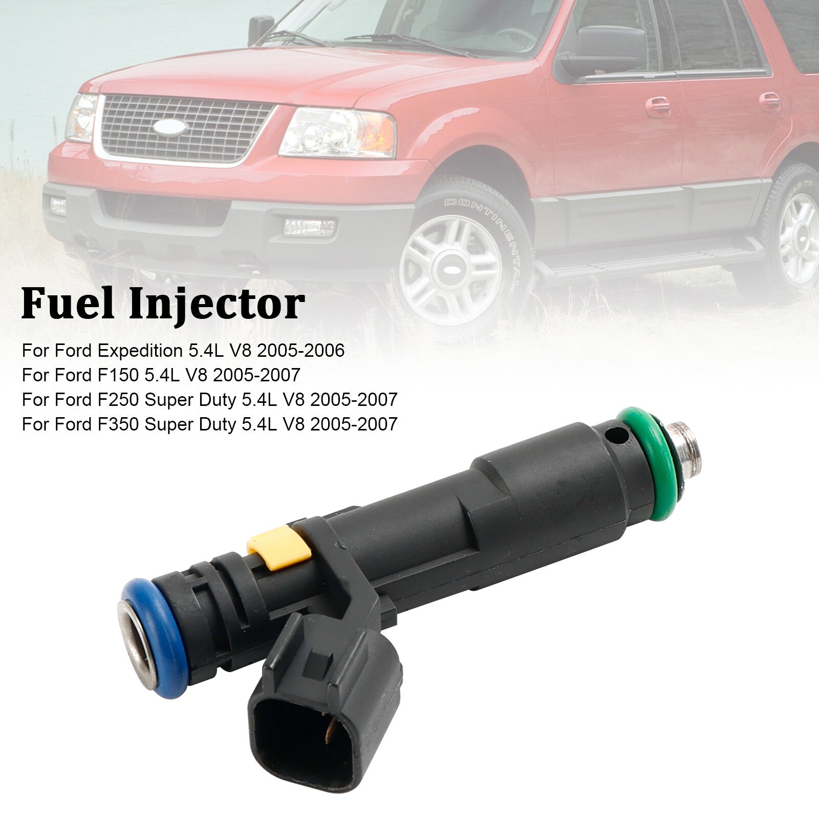 ya 1 8.5.1 1PCS Fuel Injector for F150 F250 F350 Expedition Super Duty 2005-2007 5.4L