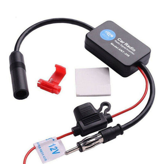 ya 3 6.25 Car FM AM Radio Stereo Signal Antenna Aerial Signal Amplifier Booster 12V S3S2