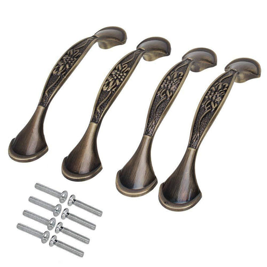 ya 14 100x Antique Bronze Home Furniture Handles w/Screws for Cabinet Drawer 96mm