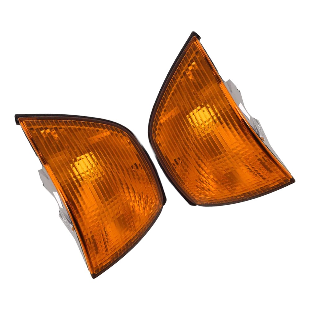 ya 13 5.27 Fit For 3' E36 1992-2000 Front LH & RH Turn Signal Marker Light Cover Yellow