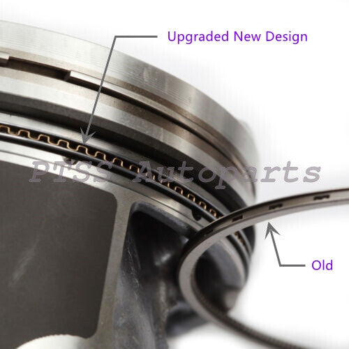 ya 3 6.25.2 06H-107-065-DM OE KS Piston & Ring Assembly for Audi A3 A4 A5 A6 Q3 Q5 TT 2.0L