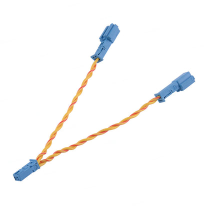ya 5 8.7 Speaker Stereo Plug Connector Adapter Wiring Cable Y Harness Splitter for BMW