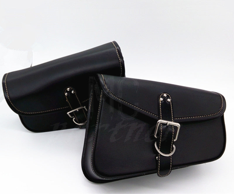 ya 11 6.5 PU Leather Left Right Saddlebag Saddle Bag for Harley Sportster XL 883 XL 1200