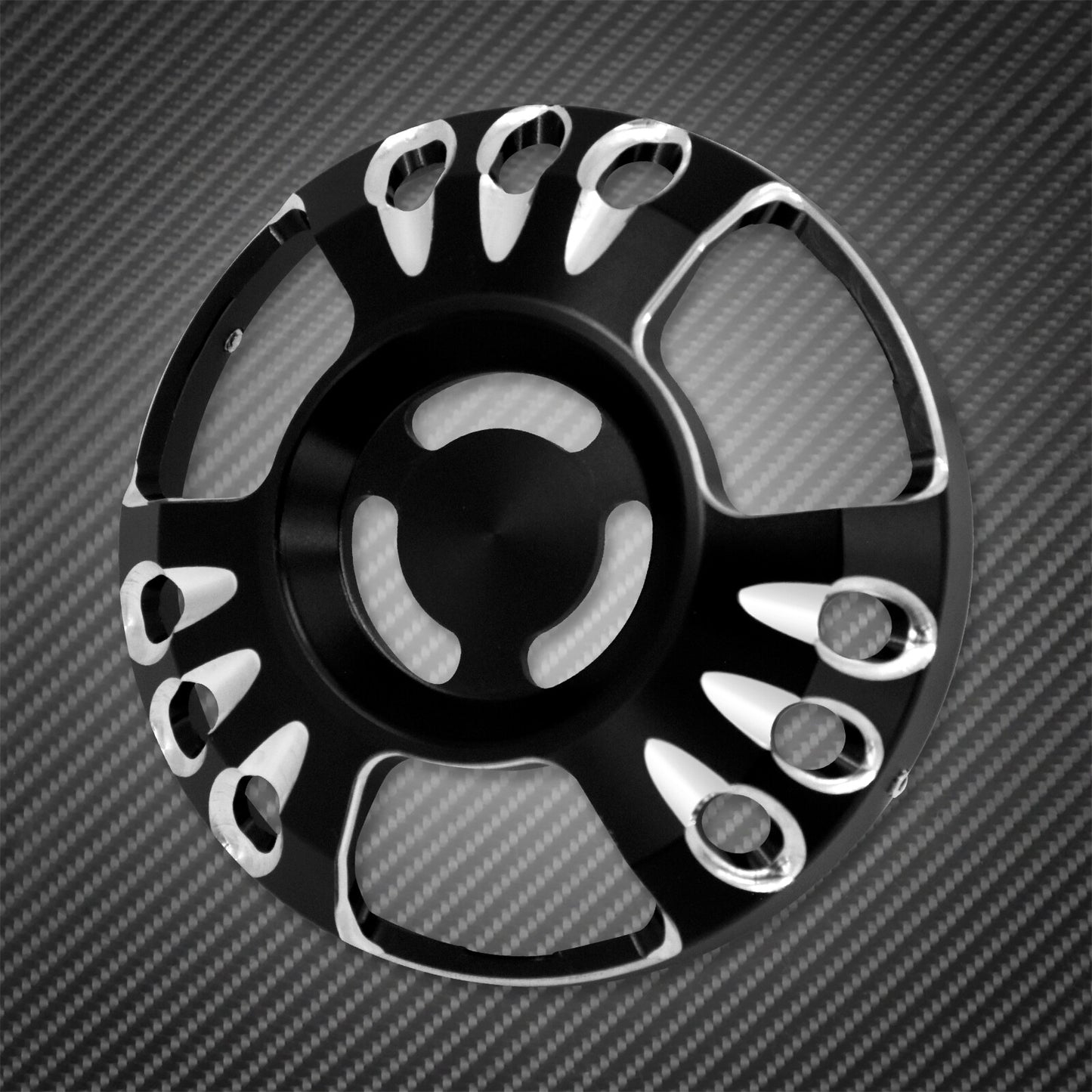 ya 5 8.7 CNC Cut Front Horn Cover Speaker Cap Fit for Harley Sportster XL 883 1996-2022
