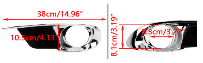ya 1 8.5.2 A pair of L&R front fog lamp frame cover baffles suitable for Avalon 2011-2012