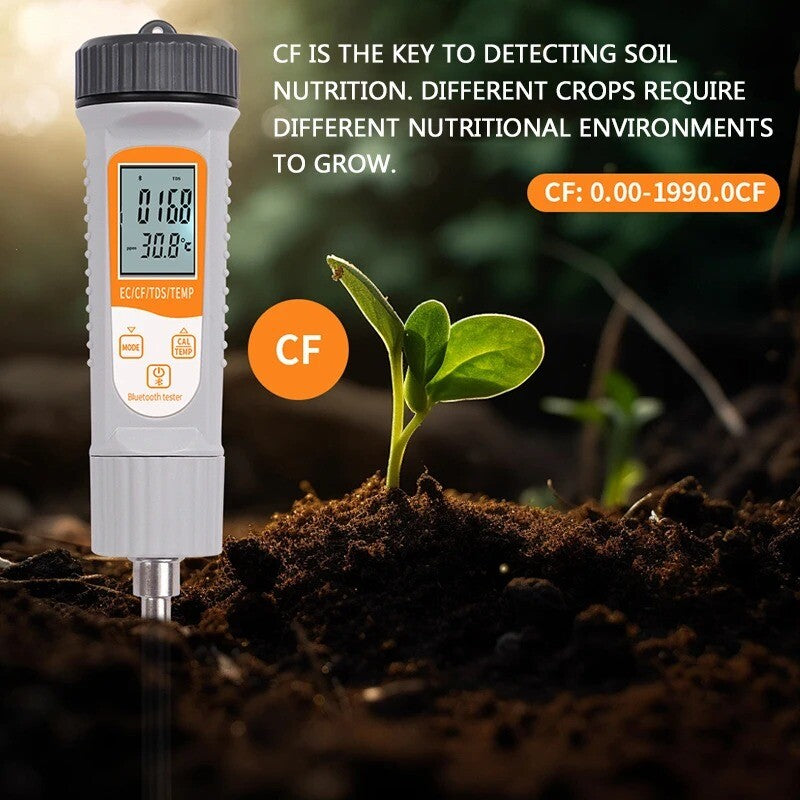 ya 26 4-In-1 Water Quality Tester Soil Moisture Meter Long Probe Moisture Meter