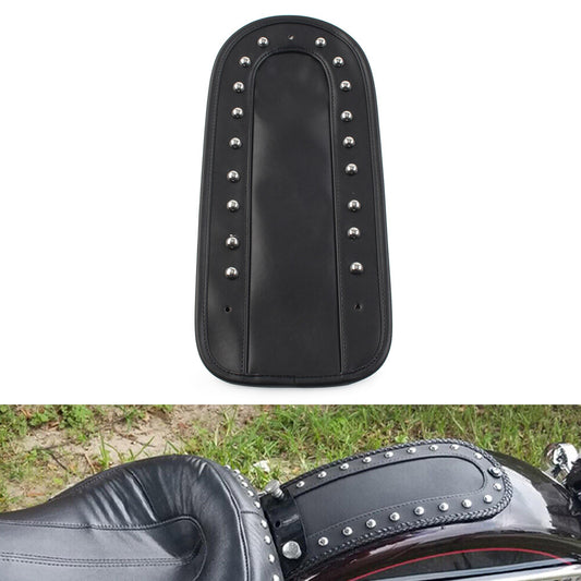 ya 2 6.26.2 Rear Fender Bib Solo for SEAT PU Leather Black for Harley Heritage Softail 2006-17