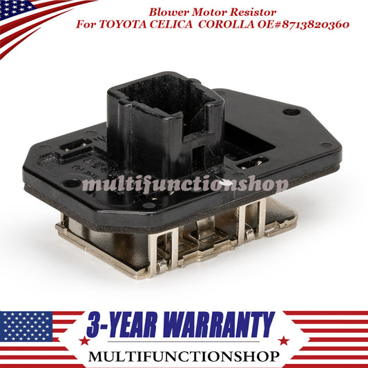 ya 11 6.6 8713820360 Blower Motor Resistor for Scion for Toyota Celica for Corolla for RAV4 Matrix