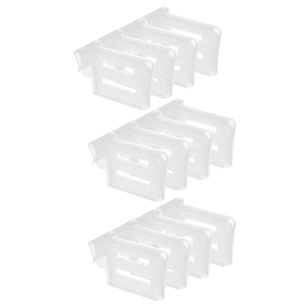 ya 25 12PCS Shelf Bin Divider Divider Clips idge Door Seperator idge Shelf Clasps