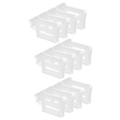 ya 25 12PCS Shelf Bin Divider Divider Clips idge Door Seperator idge Shelf Clasps