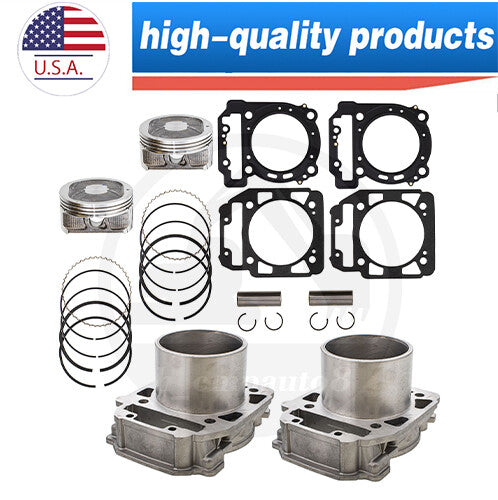 ya 27 7.2 Cylinder Piston Kit Front Rear for Bombardier BRP Can-Am Outlander Max 800 06-15